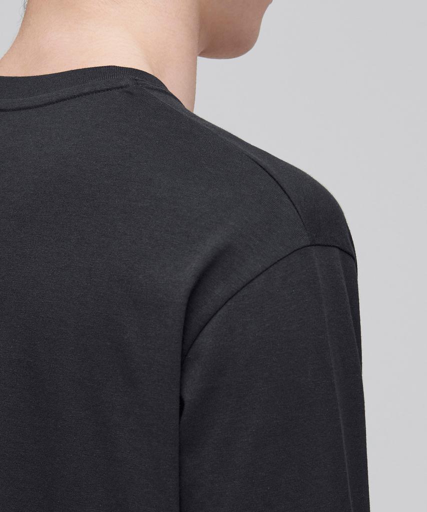 Musinsa Standard [Cooltandard] Crew Neck Long Sleeve T-Shirt [Dark Gray]