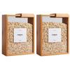 2pieces Kitchen Organizers Apt Cereal Dispenser Containers For Airtight Pantry Storage Snack Flour