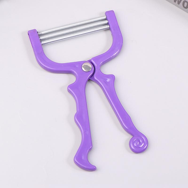 

Женский эпилятор Мини удалитель волос на лице Безопасный ручной пружинный эпилятор для лица фиолетовый