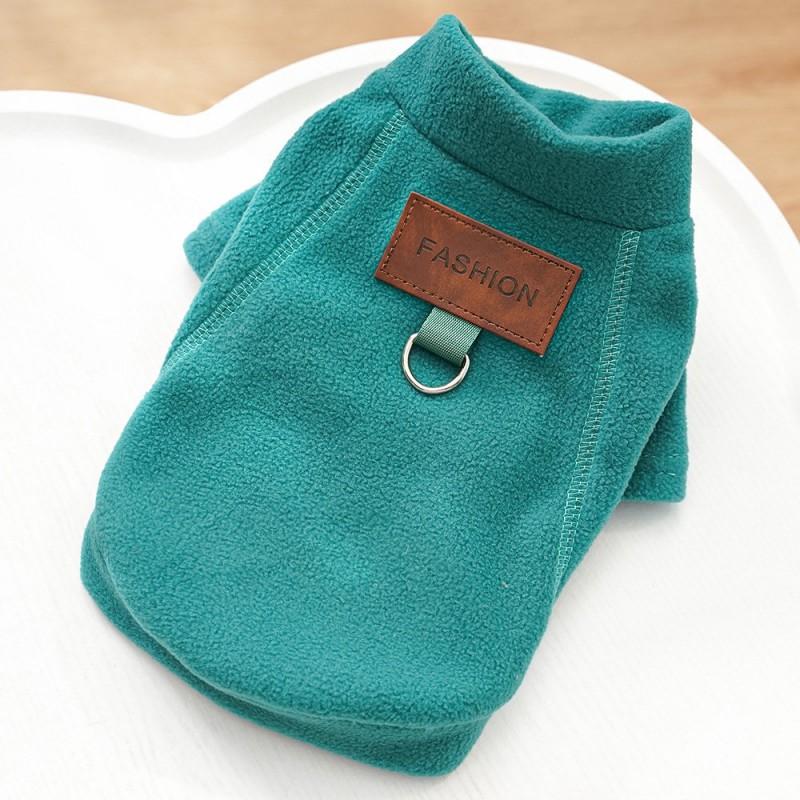Pet Dog Cat Winter Warm Fleece-lined Two-leg Jumpsuit Casual Outfit Corgi Small Medium Large Breeds