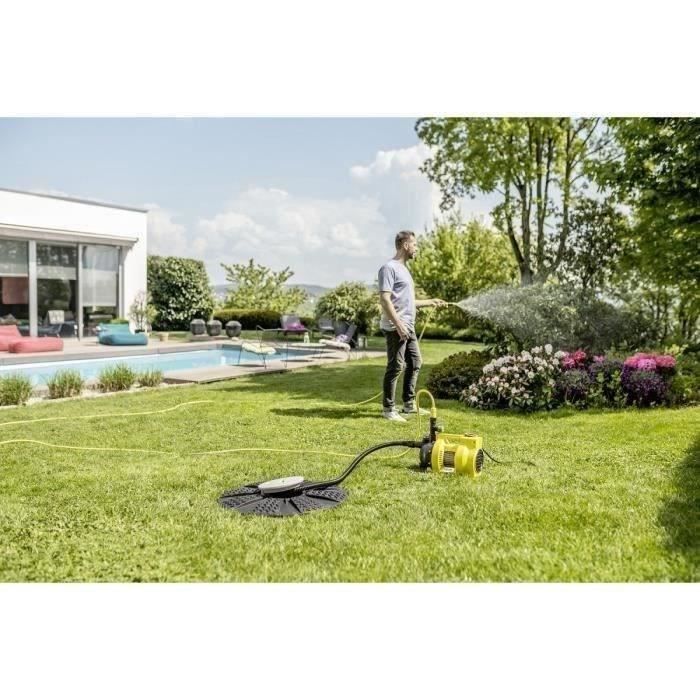 Pompe d'arrosage de jardin - karcher - bp 7.000 garden - pompe de surface - 1100 w - interrupteur marche/arrêt