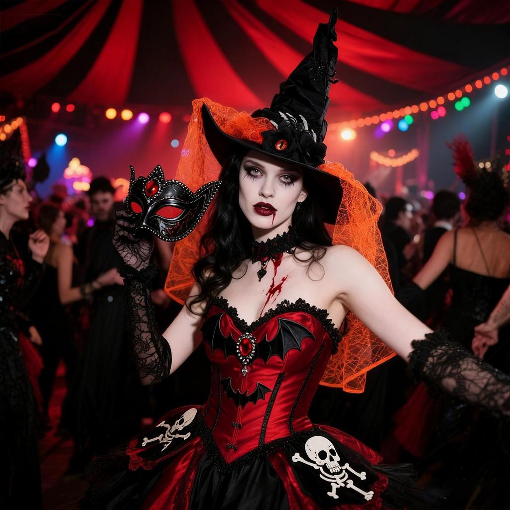 Halloween Witches Hat Lace Wide Brim Pointed Headdress Halloween Spider Adult Witch Hat For Prom Masquerade Event Party Decors