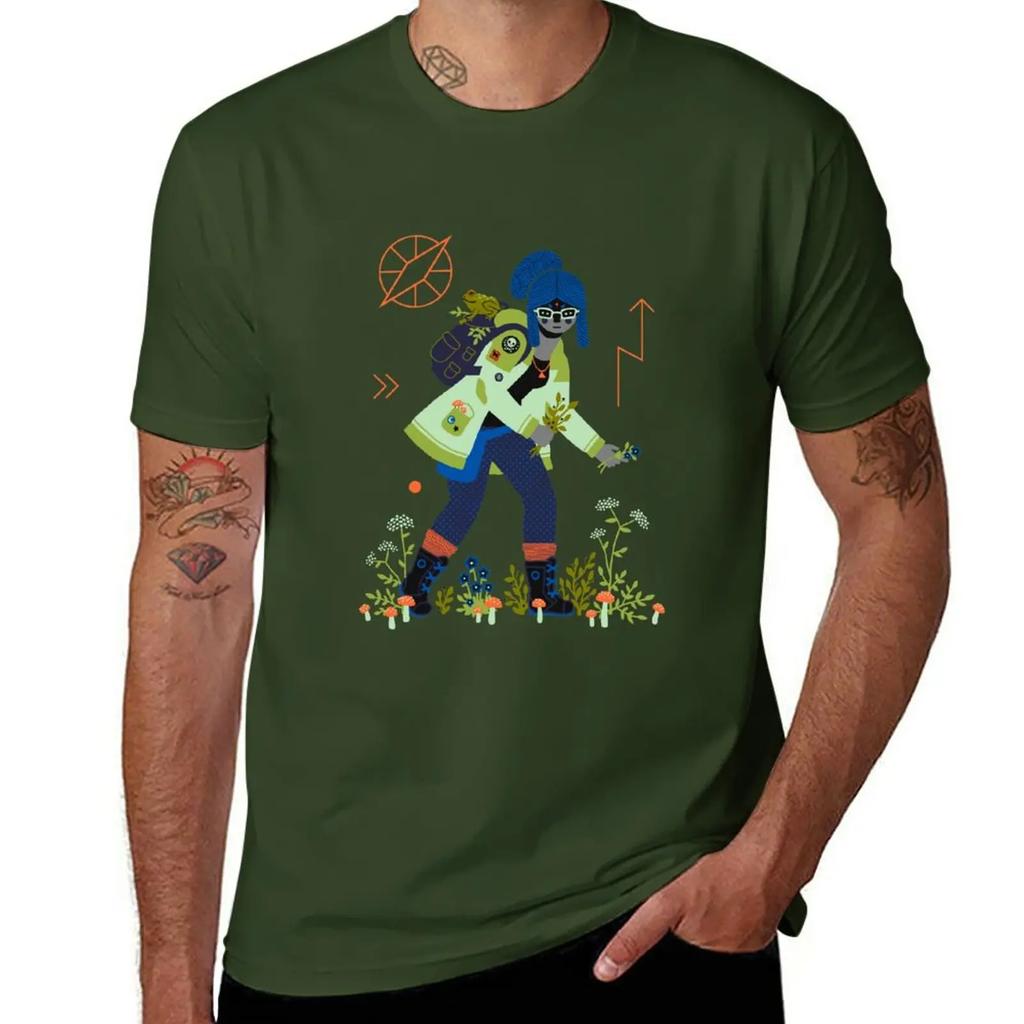 Witch Series: Plants and Herbs T-Shirt Short sleeve tee blanks boys whites summer top graphic t-shirts funny
