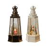 Christmas Snow Globe Lantern Christmas Figurine Music Box Singing Decorative