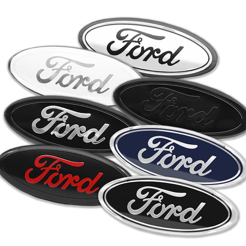 1pcs Car Hood Front Bonnet Grill Rear Trunk Emblem Logo Badge For Ford Focus mk2 mk3 Fiesta mk7 Ranger Mondeo mk4 S-MAX Kuga 2 3
