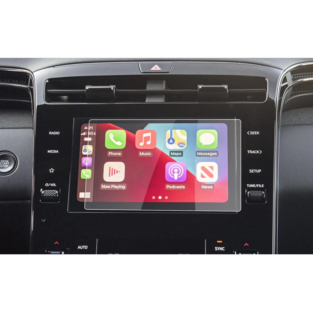 2PCS PET Film For  2022 Tucson NX4 8 Inch Low Match Car Navigation Touch Center Screen Protector Auto Interior