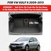 Koberec do kufru auta pro VOLKSWAGEN VW Golf 6 2009 2010 2011 2012 2013 Vlastní autodoplňky Interiér auta