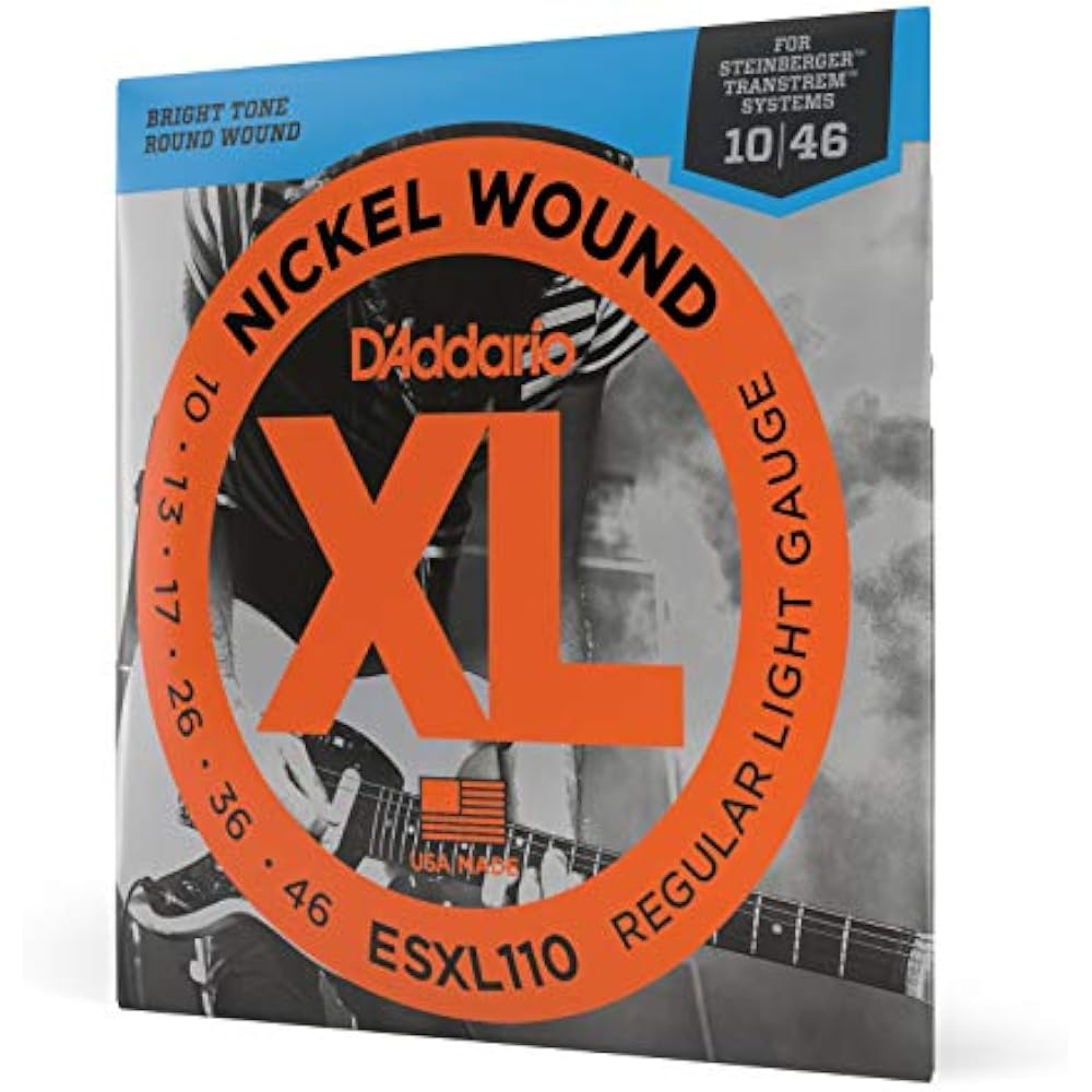 D Addario Daddario Струны для электрогитары XL Никелированные .010-.046 С двойным шариком Обычные Light ESXL...