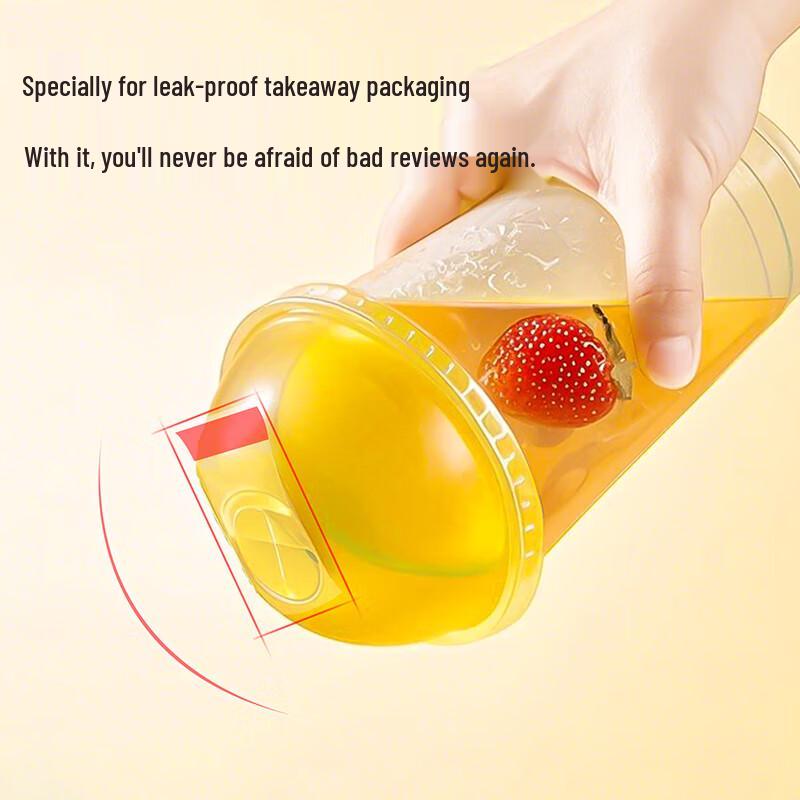 Miloqi Easy-Tear Sealing Transparent Tape for Packaging