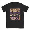 Κλασικό Ρομπότ με Φωτεινά Μάτια LED Ροκ Μπάντα Deep Purple Ανδρικό T-Shirt Μοντέρνα T-Shirts Κοντομάνικο T-Shirt με Στρογγυλή Λαιμόκοψη Βαμβακερά Top