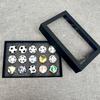 Football Figurine Set Doll Car Decoration World Cup Souvenir Euro Style