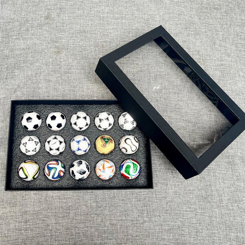 Football Figurine Set Doll Car Decoration World Cup Souvenir Euro Style