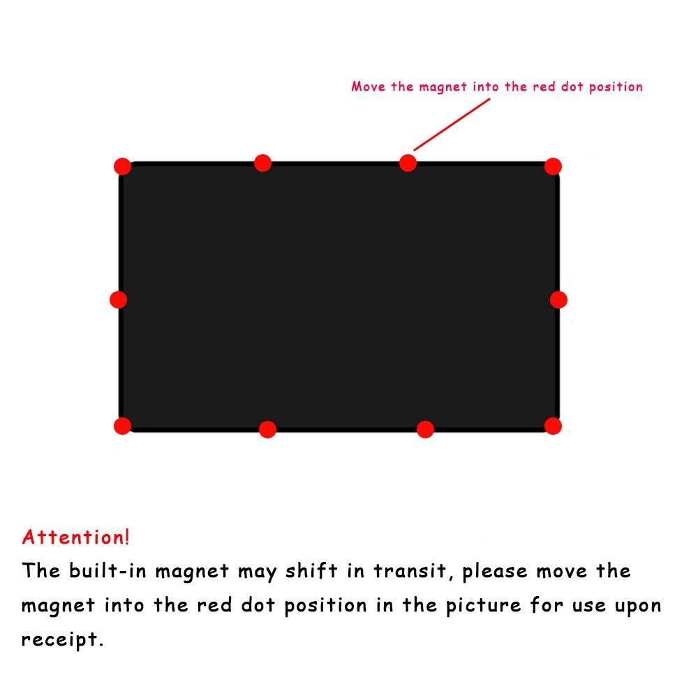 2 PCS / Set New Universal Car Sunshade Window 10 Magnetic Suction Heat Insulation Cloth Cover Car Side Sunshade Accessories
