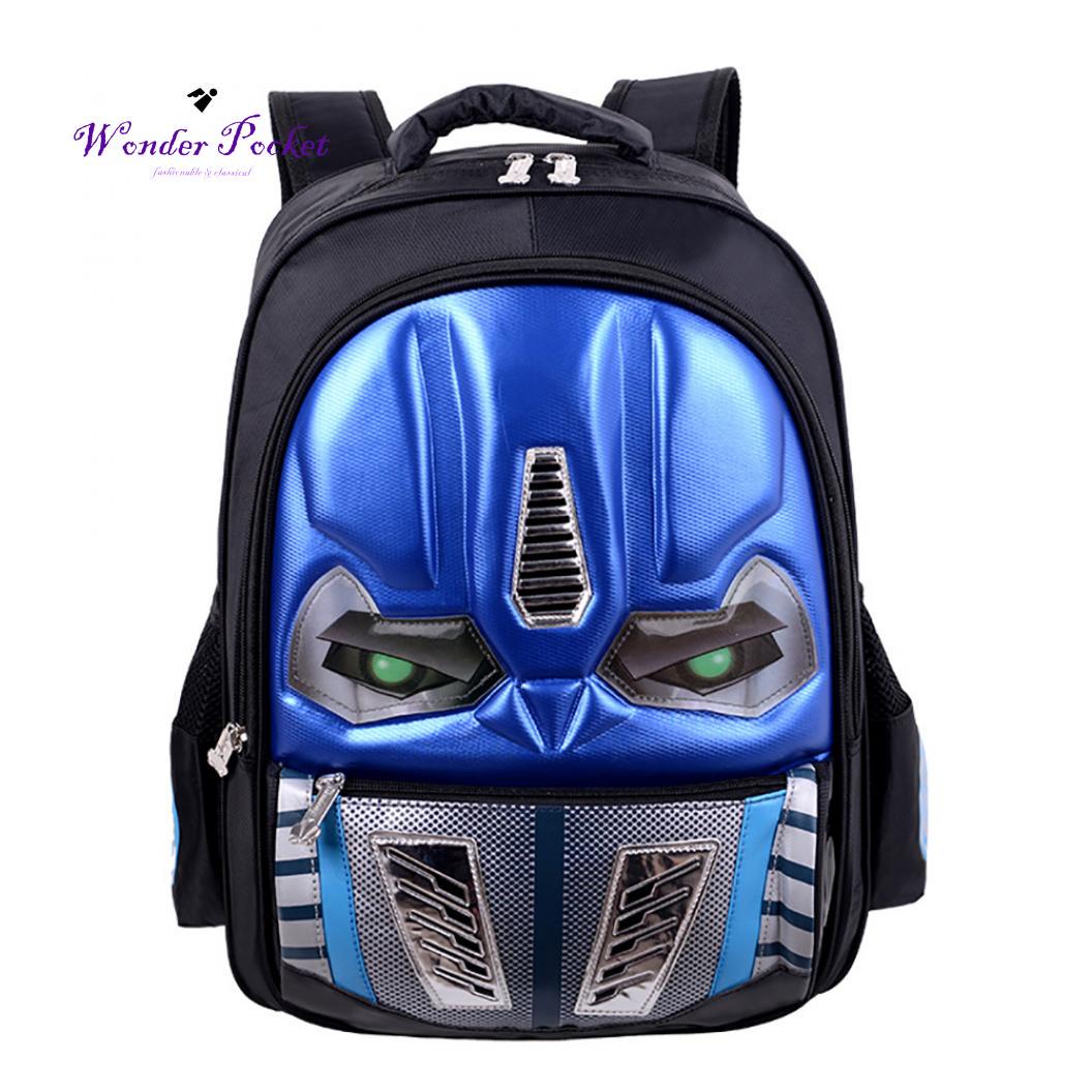 

Водонепроницаемый светодиодный детский рюкзак Wonder Pocket с мультяшным принтом L небесно-голубой