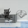 Bookend Book Support Decorative Holder for Bookshelf Living Room Cabinet with Weighted Arm Napkin
