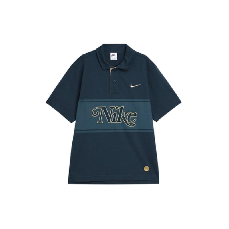 Nike Sportswear Polo Shirt Men s Military Arsenal Deep Sea Blue HM4456-478 EU M