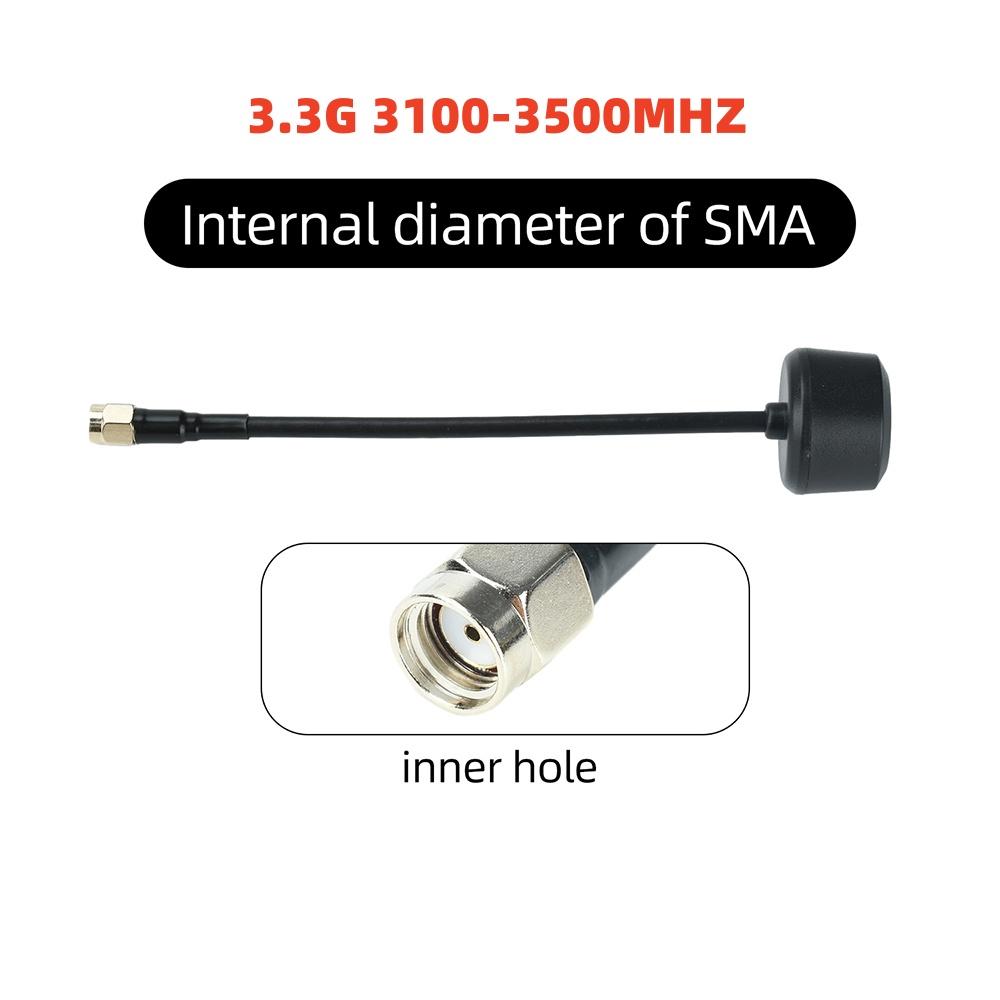 High Power RHCP Antenna SMA Inner Pin Hole Connector ABS Shell 360 Degree Full Coverage FPV Drone Aeromodel Accessory