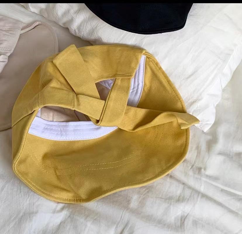 

Летняя солнцезащитная шляпа, шляпа рыбака, тонкая солнцезащитная шляпа с утиным языком, устойчивая к ультрафиолетовому излучению, универсальная шляпа от солнца, женский тренд жёлтый