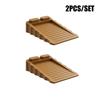 2PCS Home Office Under Door Draft Stopper Stackable Design Door Stopper Anti Collision Windproof Non Slip Soft Rubber Door Stop