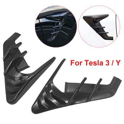 Kameraflanker Sidokamerablinkerskydd Modifieringstillbehör Sidoskärmkameraskydd för Tesla Model 3 Model Y