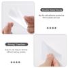10Pcs Strong Double-Sided Adhesive Pads 2.4inch Waterproof Nano Gel Stickers for Wall Mount DIY Home Office Use