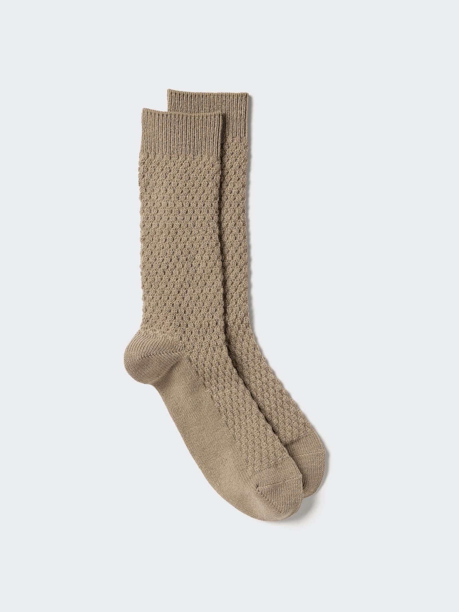 

Uniqlo Heattech Socks Waffle 32 BEIGE/MEN 2729