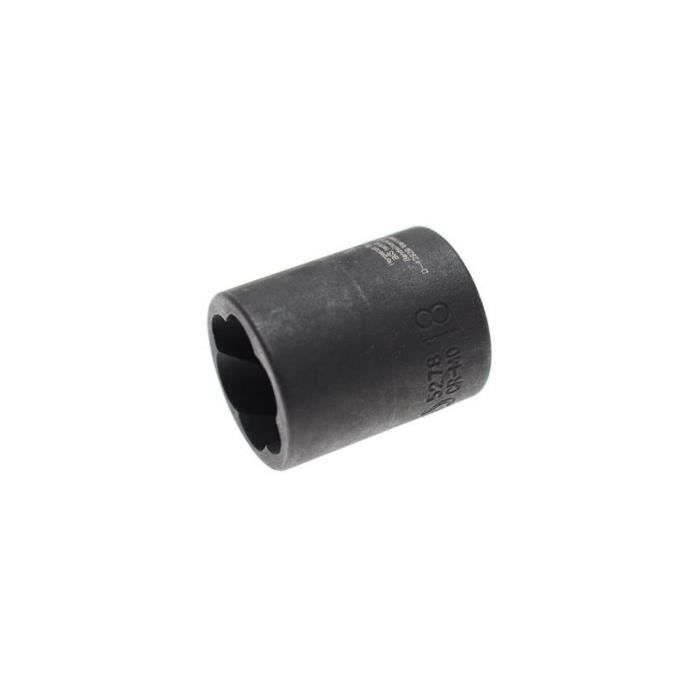 Douille / Extracteur de Vis Cassées - BGS TECHNIC - 10 mm (3/8) - Profil Spirale - Clé à Choc