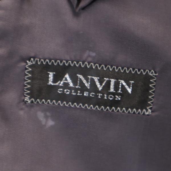LANVIN Long sleeve Made in Japan 100% silk tailored jacket T46-54 Men's Used