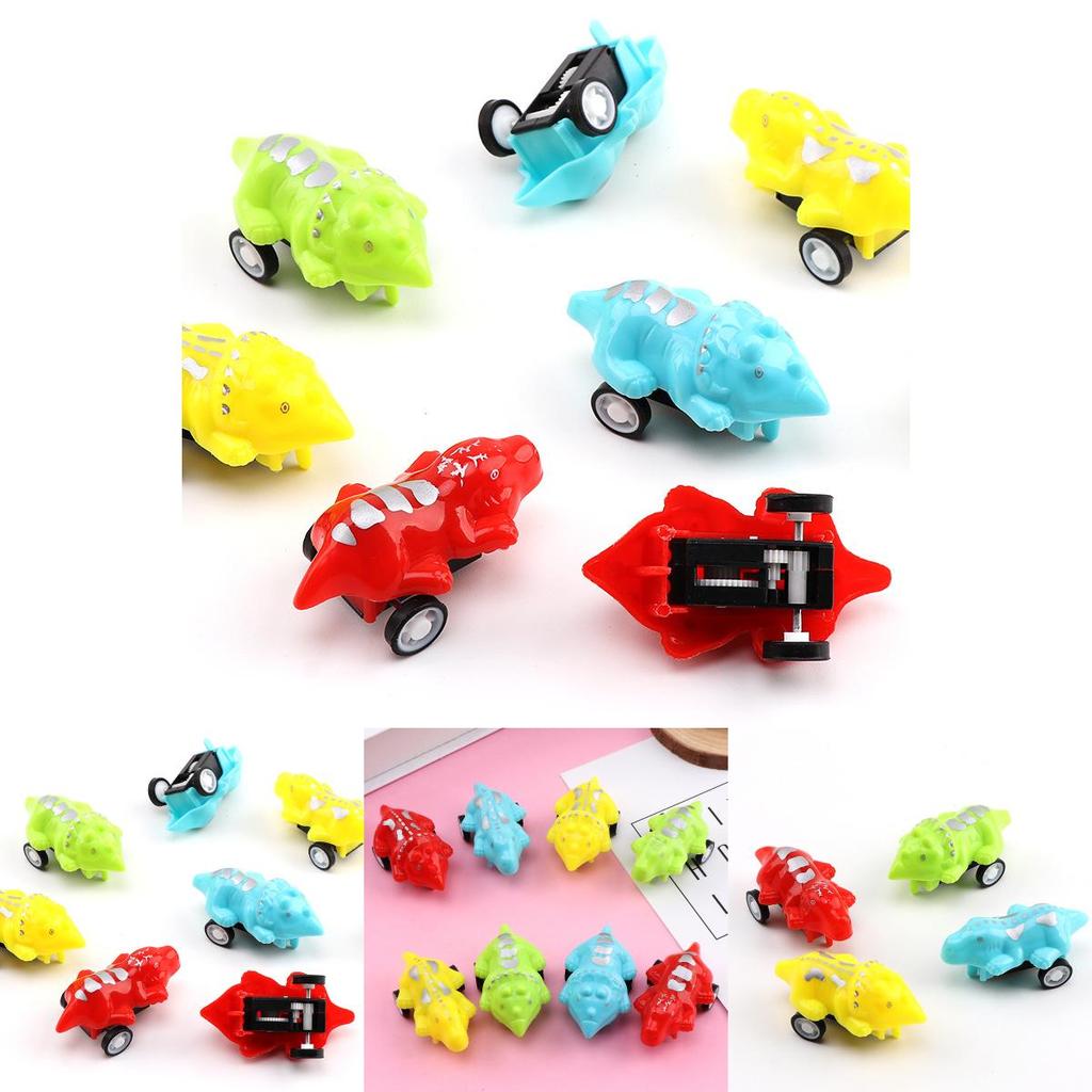 Dinosaur Toy Car With Pull Back Action For Kids Educational Play Gift