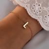 Gold-Plated Titanium Steel DIY Name Bracelet for Women – Versatile, Elegant Gift Jewelry