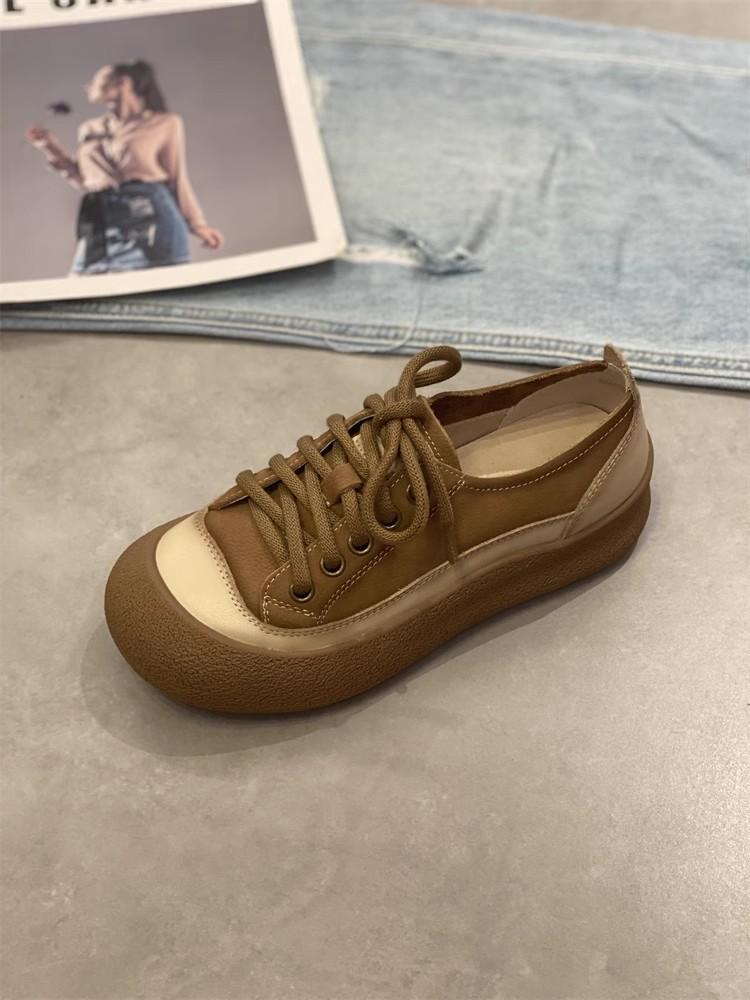 Big Head Single Women's Shoes Autumn New Casual Board Shoes Soft Sole Light Sports Casual Shoes Children