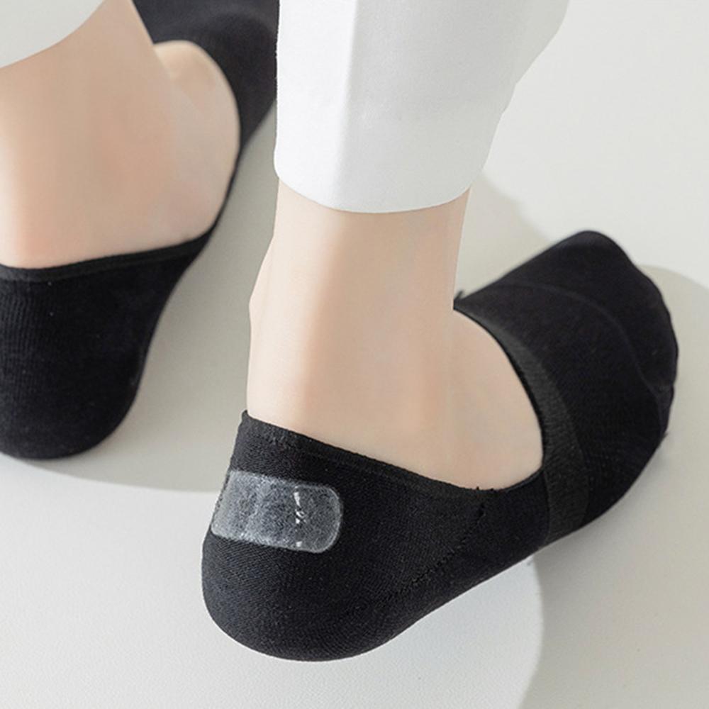 2 Pairs Women Invisible No Show Socks, Mesh Breathable Cotton Liner Socks, Non Slip Low Cut Boat Socks for Summer Daily Wear