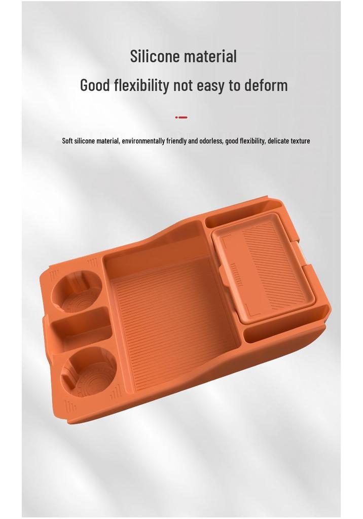 Compatible with 25 AITO M8 Models: Center Console Lower Glasses and Storage Box for Car Accessories