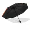 1pc Tropical Sunset with Palm Trees Umbrella with Plastic Handle,Suitable for All Seasons UmbrellaPT443