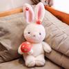 Little White Rabbit Doll Creative Mushroom Rabbit Doll Plush Toy Children's Sleeping Pillow Doll Girl Birthday Gift