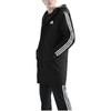 Adidas Mid-Length Windproof Warm Hooded Cotton Jacket Unisex Outerwear Black ADIPK02T-BW