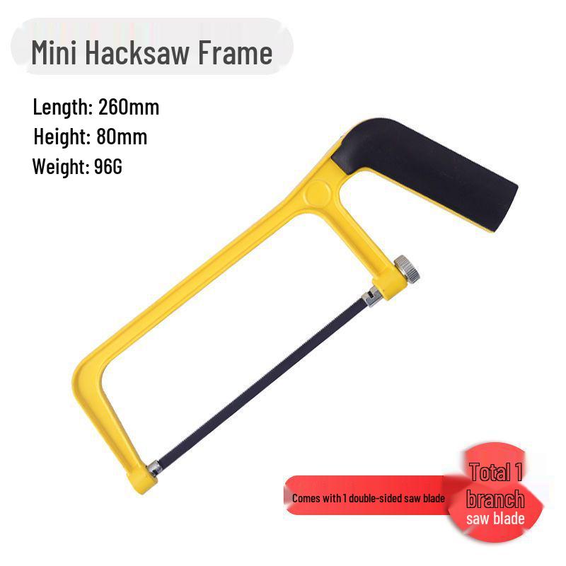Многофункциональная ножовочная рама: Высокоскоростная мини-пила с лезвием для деревообработки и резки металла.