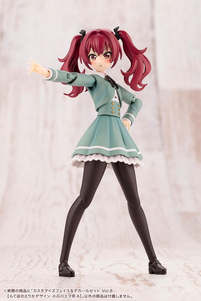 Custom Face & Decal Set Vol.8 for Koishikawa Emma A 1/10 Scale Model Kit - Designed by Ragho No Erika