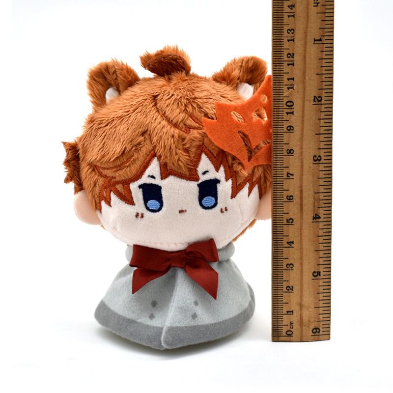 Non-Toxic 12Cm Impact Plush Pendant Keychain Cosplay Venti Albedo Xiao Raiden Shogun Tartaglia Kazuha Doll Toy Beadchain Gift
