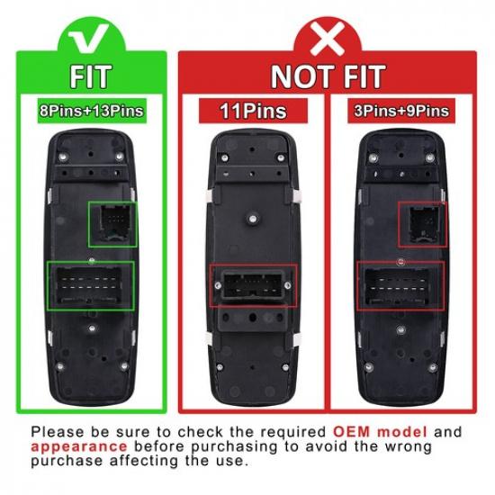 Power Window Switch Control For 07-16 Dodge Journey Nitro Jeep Liberty 4602632AC