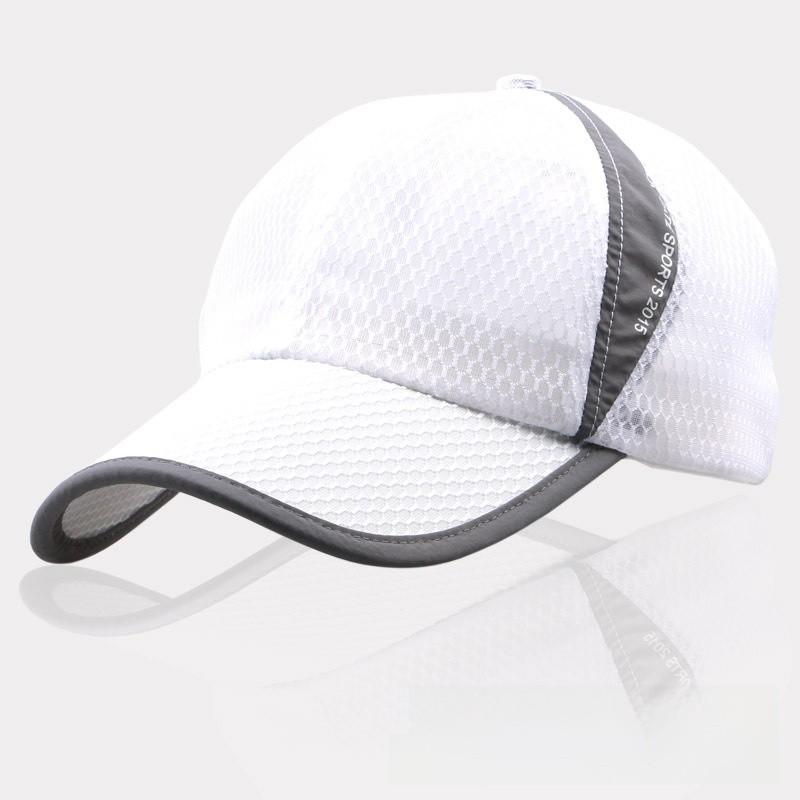 Summer Breathable Mesh Cap For Men And Women With Wide Brim And Adjustable Fit By