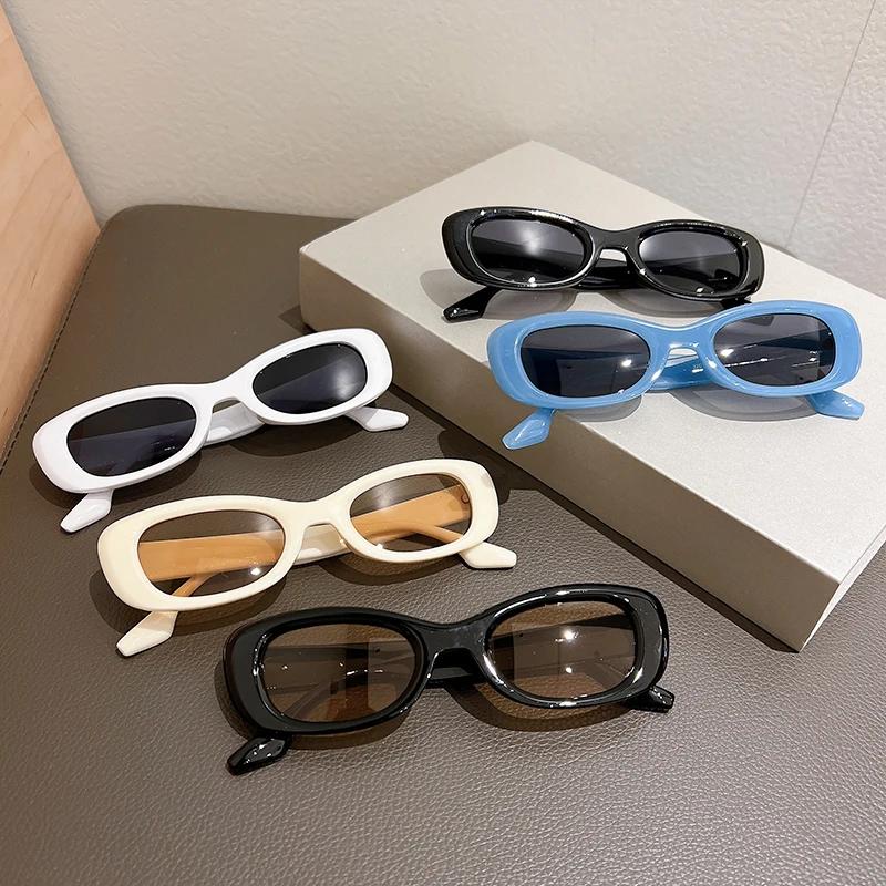 Small Oval Sunglasses for Women Fashion Gradient Vintage Trendy Sun Glasses Luxury Brand Designer Shades Eyewear Gafas De Sol