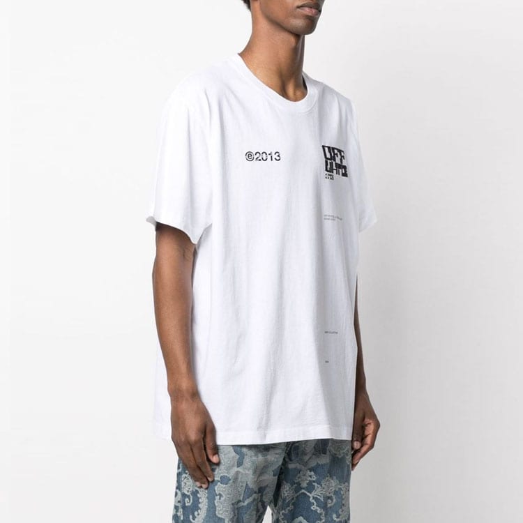 OFF WHITE Tech Marker T shirt OMAA038S21JER0080110