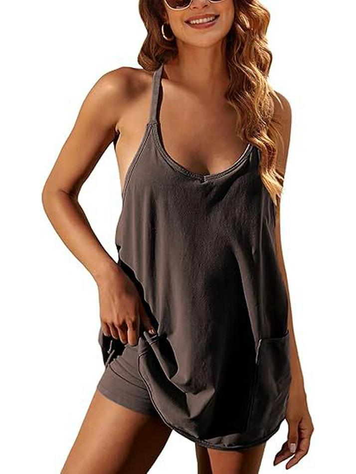 Completo Estivo da Donna con Top a Canotta e Pantaloncini