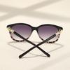 Retro Butterfly Sunglasses UV400 Protection Outdoor Fashionable Versatile Frame Unisex Shades
