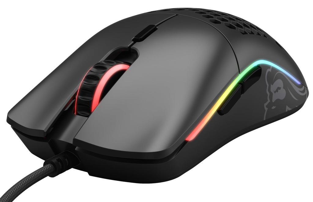Glorious Model O Wired Gaming Lightweight RGB with 6 Programmable Honeycomb USB Gaming Mouse Mouse, Buttons, Design, (58g)