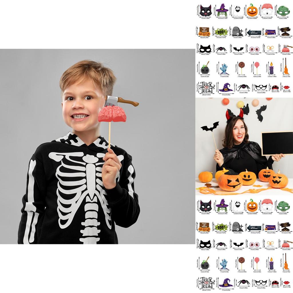 Ghost Halloween Themed Pumpkin Pattern Party Atmosphere Creation Props Photo