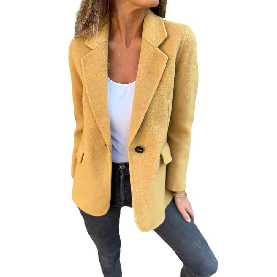 

Women Solid Casual Loose Jacket Coats for Women Winter Vintage Women s Jackets Overcoat Autumn Female Coat Outerwears Tops XXXL жовтий