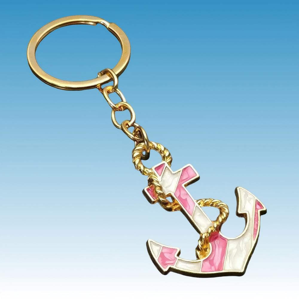 Charm Retro Metal Ship Anchor Keychain Bag Hanging Adventure Shipr Pirate Keyring Badge Car Key Trendy Personalization Gifts
