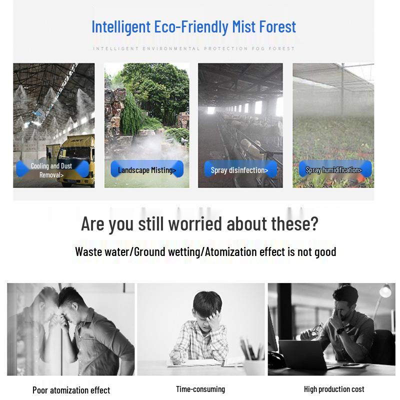 8mm Rura do Automatycznego Nawadniania Wysokociśnieniowa do Rozpylania, Chłodzenia, Usuwania Pyłu, Atomizacji i Dezynfekcji